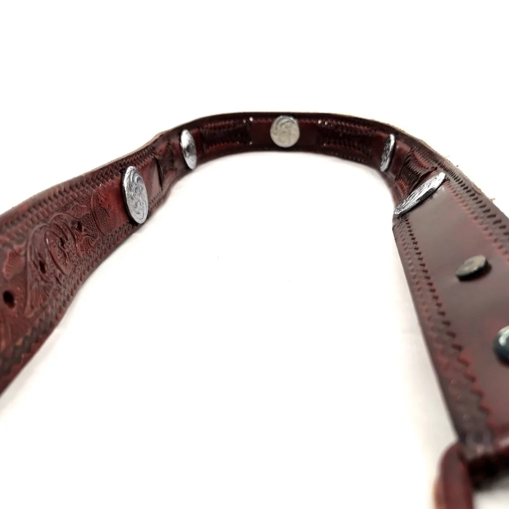 Unisex Vtg 36 Brown Western Equestrian Vibe Belt